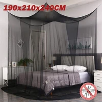 mosquito net black white for double four corner bed post bed canopy mosquito net full queen king size bedding