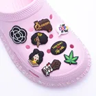 Подвески для обуви Black King, мягкие Аксессуары для обуви из ПВХ, Queen