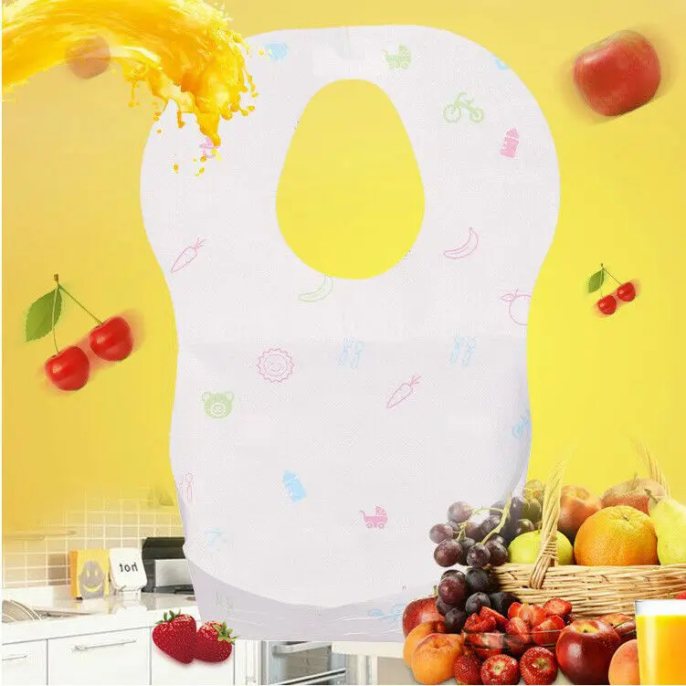 10 шт одноразовые детские нагрудники для путешествий водостойкие стерильные