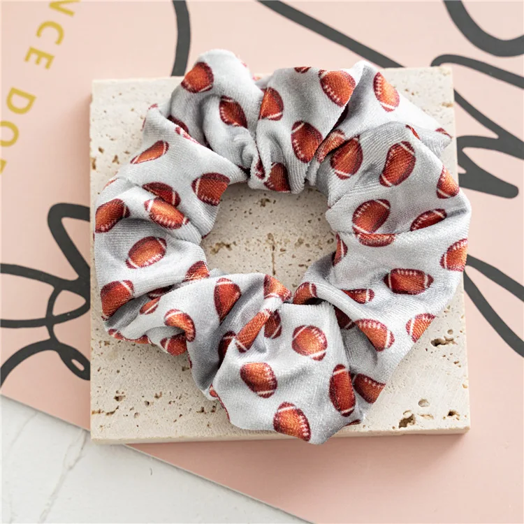 

2021 New Vintage Velvet Dot Elastic Scrunchies 6pcs Set Elastic Hairbands for Ponytail Women Hair Accessories