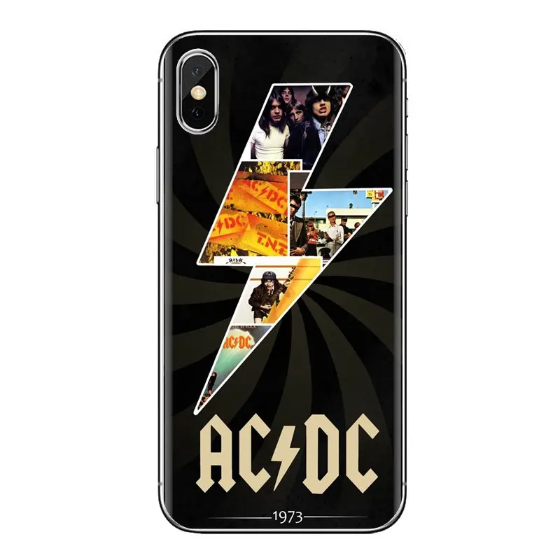 Rock Band ACDC For Huawei G7 G8 P7 P8 P9 P10 P20 P30 Lite Mini Pro P Smart Plus 2017 2018 2019 Transparent Soft Shell Cases |