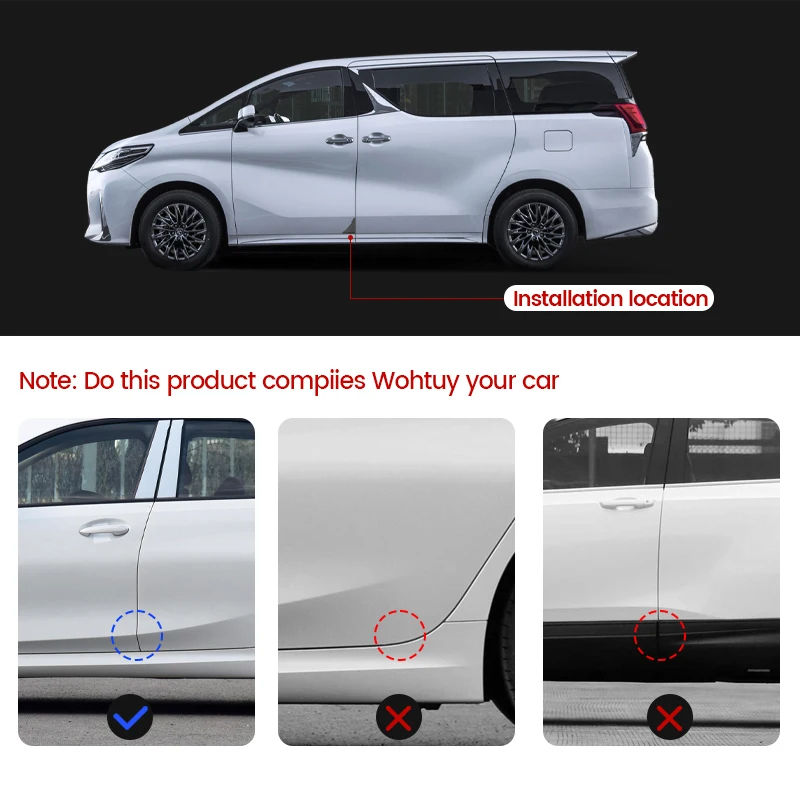 Накладки на углы дверей автомобиля из силикона для защиты от столкновений и царапин 2 шт./компл. для SAAB 03-10 Scania BJ SCS 9-3 9-93 on.