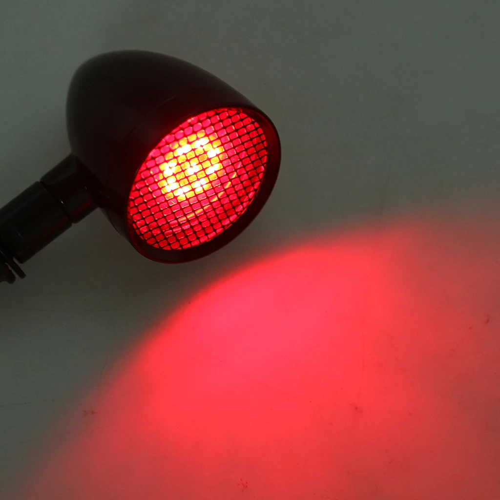 

1 Pair Motorcycle LED Turn Signal Indicator Light for Cruiser Chopper Bobber