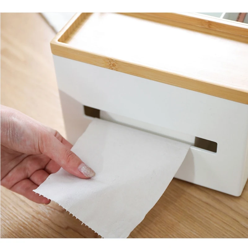 

Remote Control Holder Organizer Desktop Tissue Box Pen Holder Storage Home