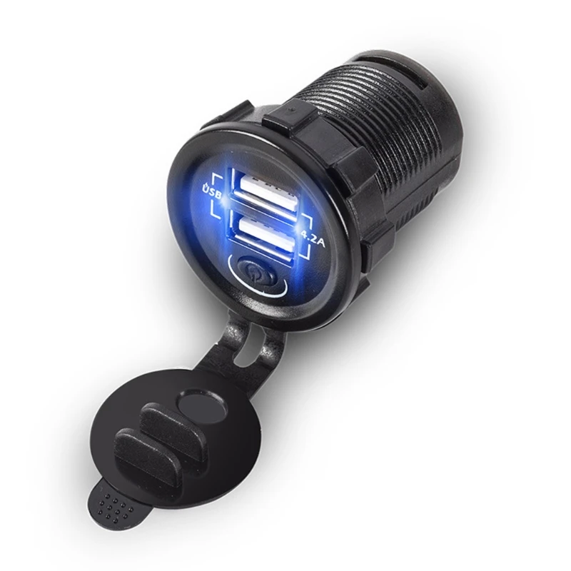 

Efficient Durable Car Charger 12-24 (V) Dual Fast Charging Power Adapters