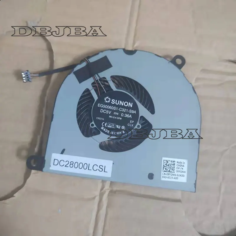 Новинка охлаждающий вентилятор SUNON EG50060S1 C321 S9A K9601H 09YGNW с 4 проводами|Охлаждающие