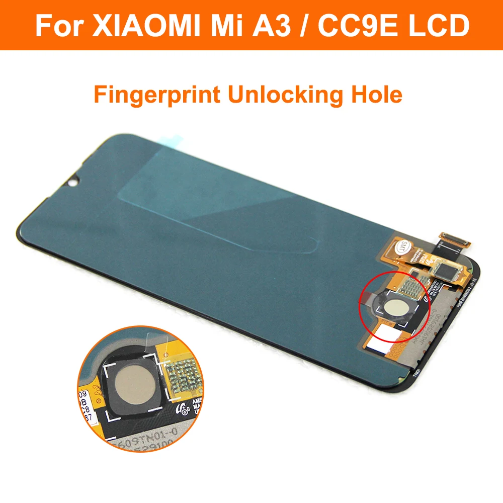 Super AMOLED Display For Xiaomi Mi CC9E LCD Display Touch Screen Digitizer Assembly With Frame For Xiaomi Mi A3 MiA3 Lcd enlarge