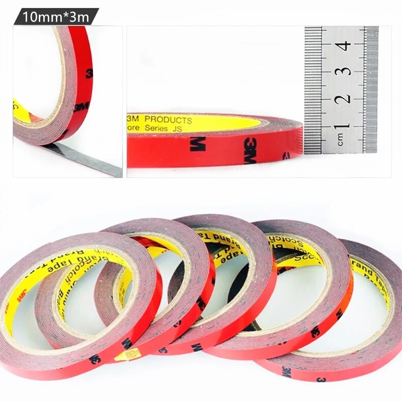 Двусторонняя клейкая лента для автомобиля толщина 0 8 мм 1 шт. x 3 м|Лента| |