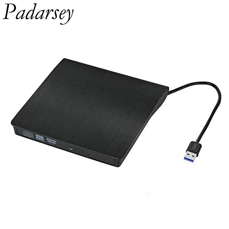 Padarsey компьютера Mac Тетрадь настольных ПК Windows 7/8/10 внешний DVD компакт дисков для