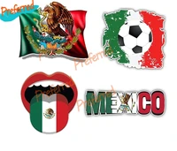 high quality funny mexican flag decal motocross racing laptop helmet trunk wall vinyl car sticker die cutting