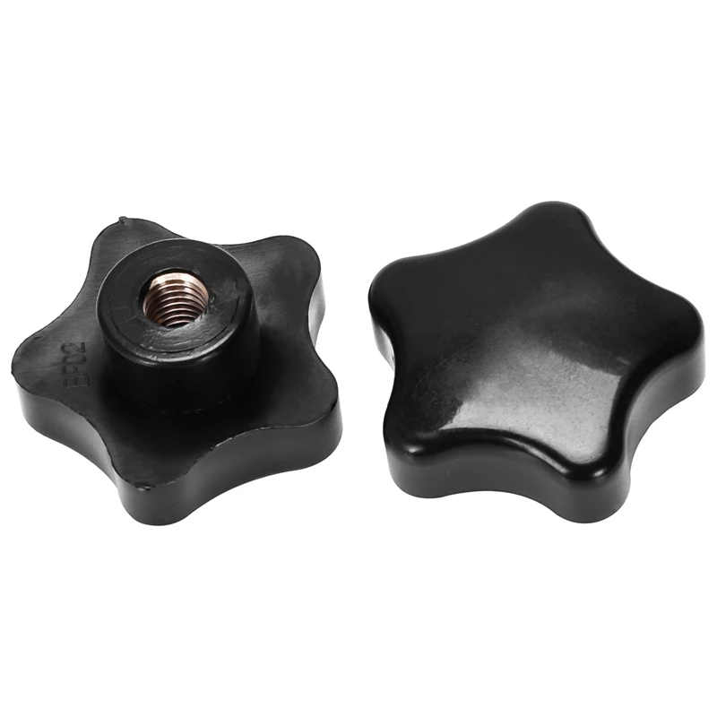 Черный золотой пластик M8 8 мм резьба в форме звезды гаечный ключ гаечные ключи 2 шт