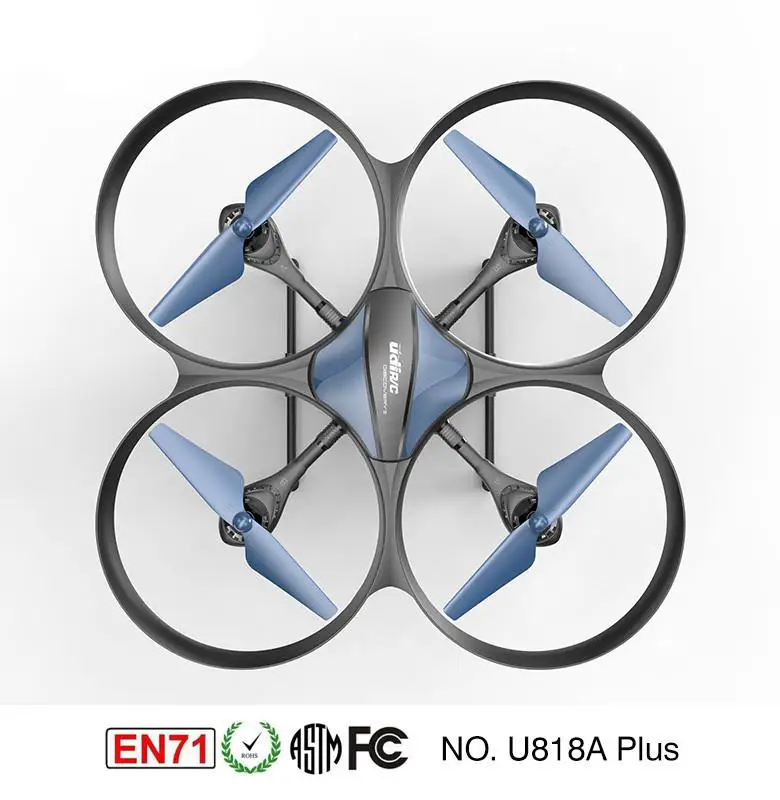 Hobbylan UDI U818A Plus WIFI 2 4 ГГц и FPV Дрон wtih 120 градусов широкоугольный HD камера VS