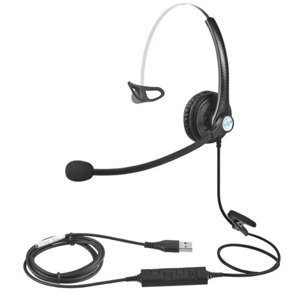 

Telephone Headset Call Centre Noise Headset With Mic Volume Adjustable Noise-Cancelling Traffic Headset customer service calls