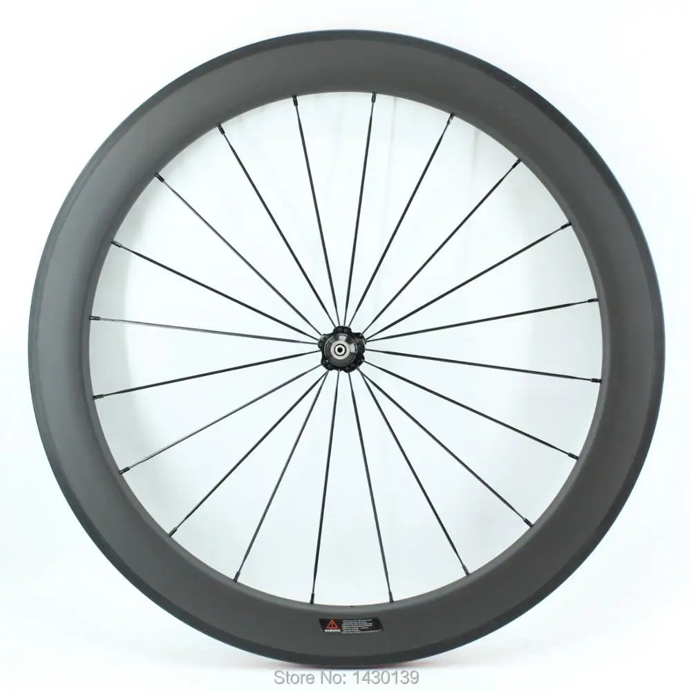 1pair New 700C 60mm clincher rims Road bike matte UD full carbon fibre bicycle wheelsets 20.5/23/25mm width aero spoke Free ship | Спорт и