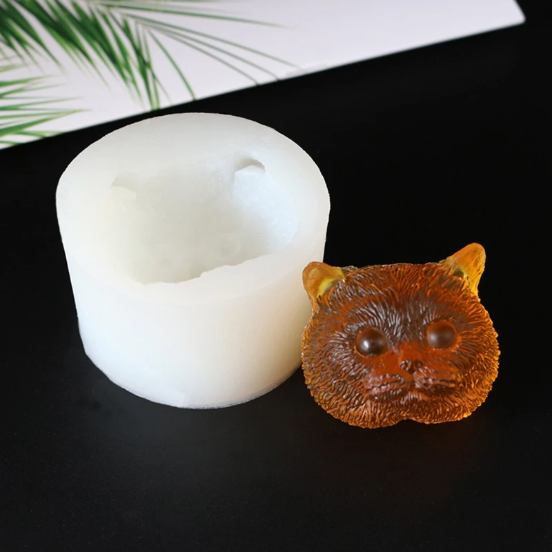 

3D декорации в виде животных из мультфильмов, зеркальные украшения, зеркальная форма для мыла