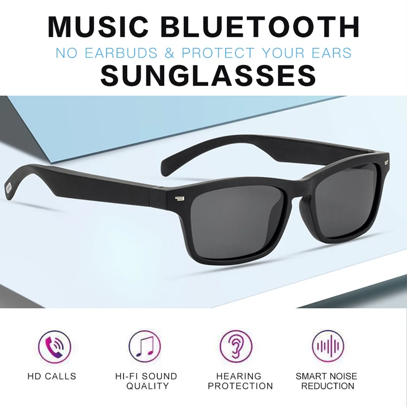 

Беспроводные солнцезащитные очки, с микрофоном и поддержкой Bluetooth