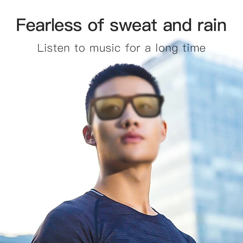 Murah Headset Speaker Telinga Terbuka Bluetooth Pintar Kacamata Hitam Terpolarisasi Kacamata Pintar Olahraga Mobil Earphone Kacamata Audio Bluetooth Nirkabel