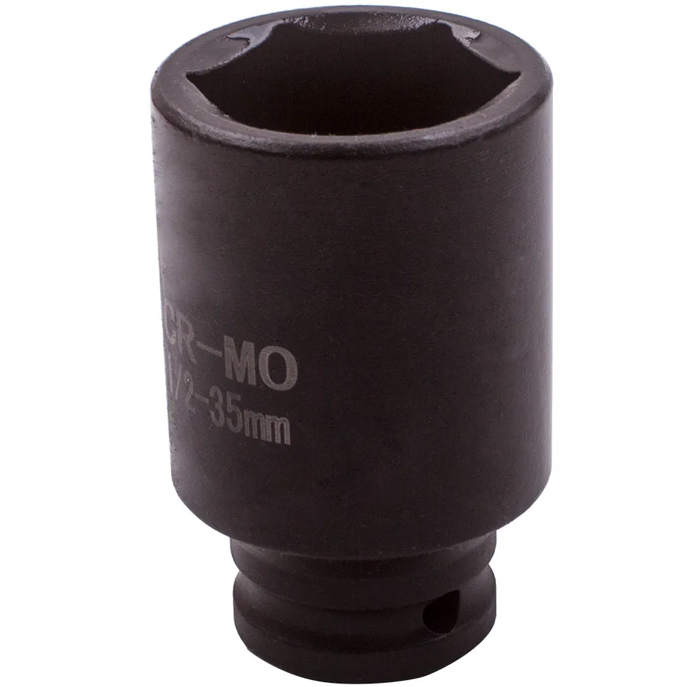 6 Sided Deep Impact Socket Set Axle Hub Nut 1/2&quot Drive 29-38mm 32 33 34 |