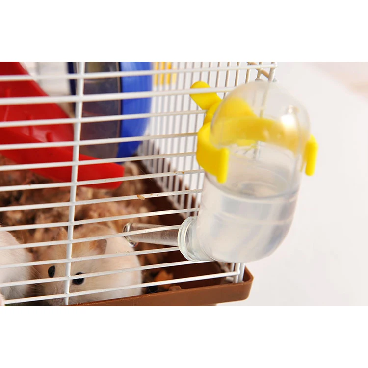 

Hamster Waterer Mouse Water Drinking Leak Stoppage Feeder Pet Cylindrical Cage Bottle Animal Dishes Home Pets Accessories