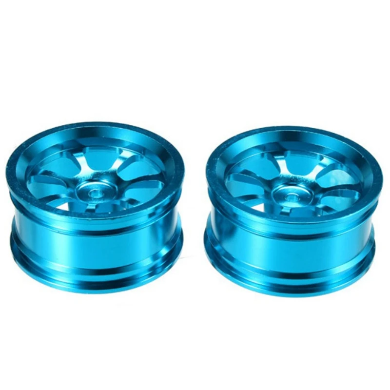 

4Pcs Alloy Rims&Tires Rc Car Wheels & 1pcs 540 Adjustable Motor Seat 1/18 A949 A959 A969 A979 A959-B,Blue