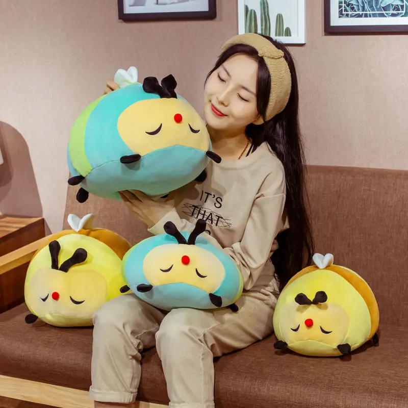 В форме милого шара Bee плюшевая подушка мягкая мультяшная Реалистичная пчела