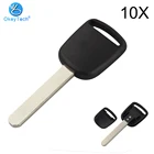 OkeyTech 10 шт.лот для Honda Civic, спойлер для города, аксессуары Crv, транспондер для автомобиля, отправка ключа HON66, необработанное пустое кольцо для ключей