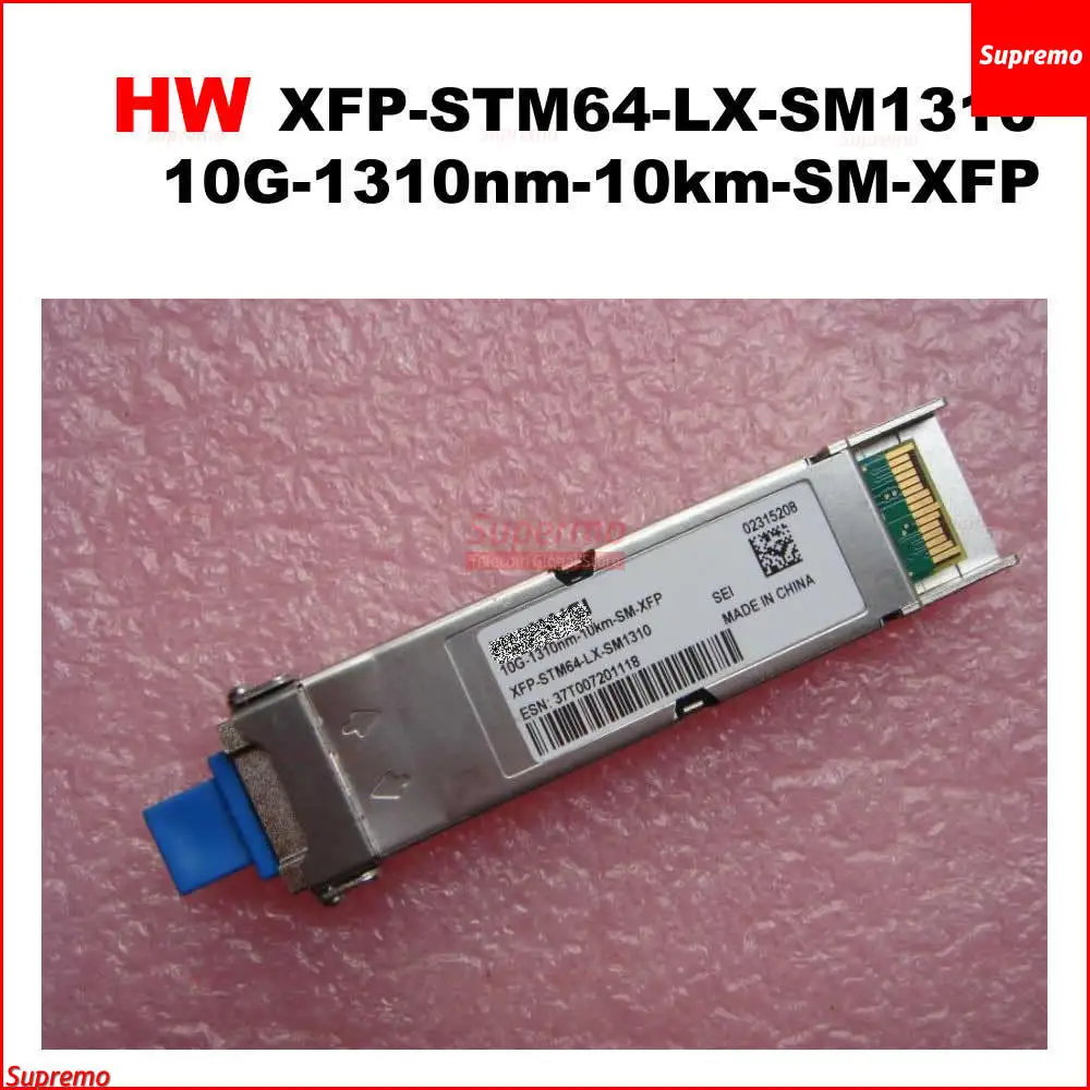

HW original xfp-stm64-lx-sm1310 02315208 10g 10 Gigabit XFP 10km optical module 10G-1310nm-10km-SM-XFP