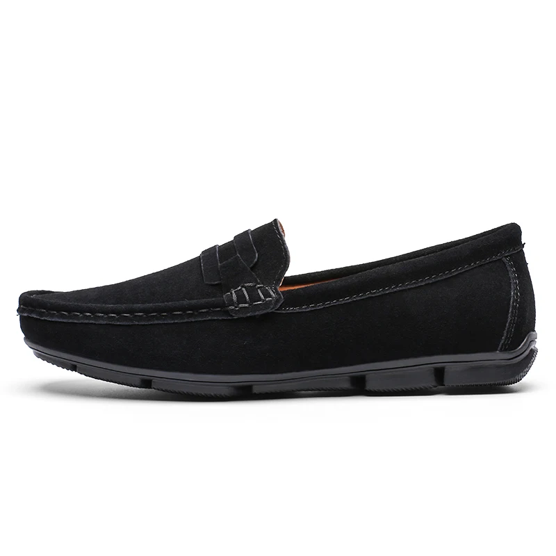 Мужские замшевые туфли ручной работы повседневные Роскошные Брендовые мужские