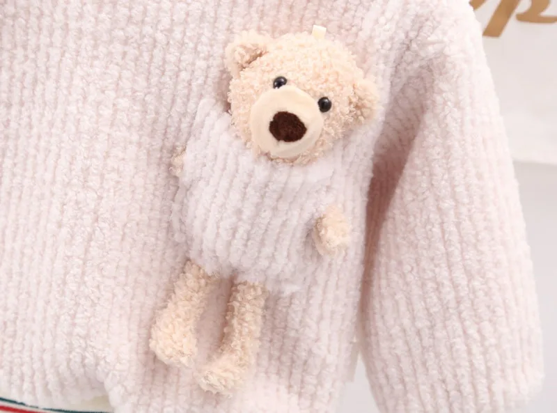 

Fashion Autumn Winter Baby Boys Clothes Children Girls Cute Thick Cotton Sweater Toddler Casual Costume Infant Kids Sportswear