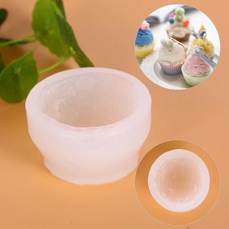 

Ice Cream Ball Candle Silicone Mold DIY Crafts Aromatherapy Plaster Candle Diffused Stone Handmade Mold Dessert Cake Soap Tools