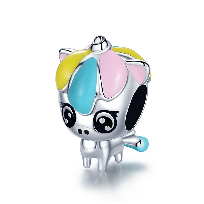 CodeMonkey 925 пробы серебро для мальчиков и девочек с рисунком собачки котика