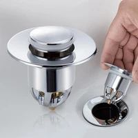 bath stopper anti clogging metal basin flexible bounce drain filter shower sink strainer plug kitchen accessories