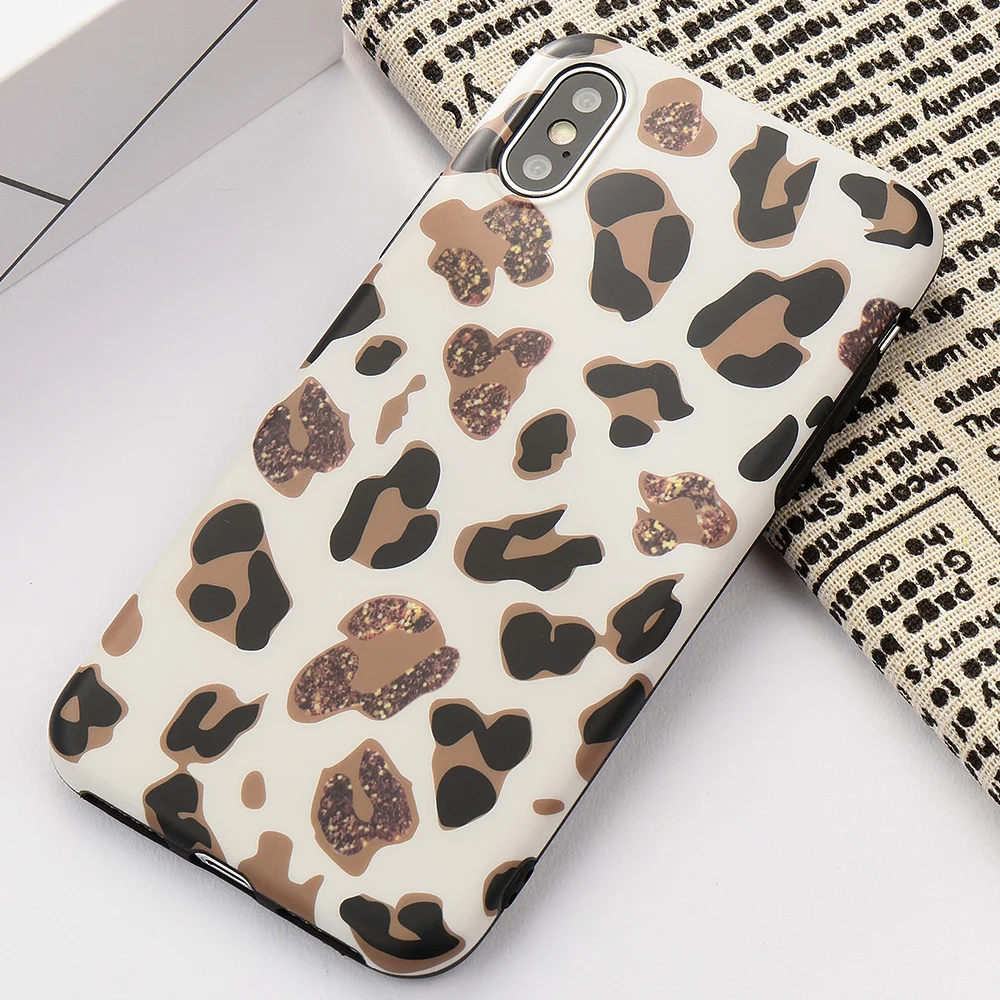 LAPOPNUT роскошный чехол с леопардовым принтом для Iphone 11 Pro Xs Max Xr X 8 7 Plus 6 6s SE 2020 мягкий