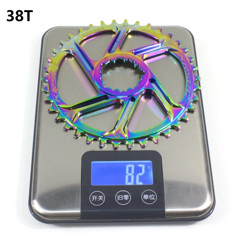 38T Велосипед GXP Chainring узкая широкая Цепь 32T 34T 36T 38T GXP Запчасти для Sram Aram XX1 X9 XO X01 - Цвет: 38T