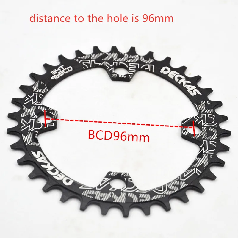 Звездообразная звезда DECKAS MTB кольцо цепи велосипеда 11 Speed Bike 96BCD 32 38T|Шатун и передняя звездочка велосипеда| |