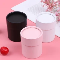 round flower paper boxes lid hug florist flower bucket gift packaging box gift candy bar party wedding gift storage boxes