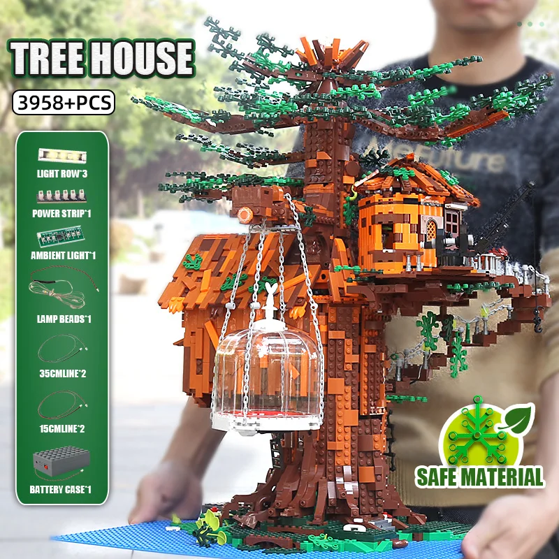 Модульные кубики Mould King 16033 для творчества модель MOC строительные блоки идея