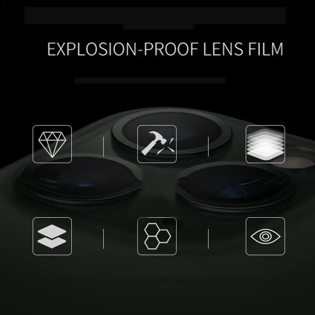 Защитная пленка для объектива задней камеры IPhone 11/Pro Max защитная из закаленного