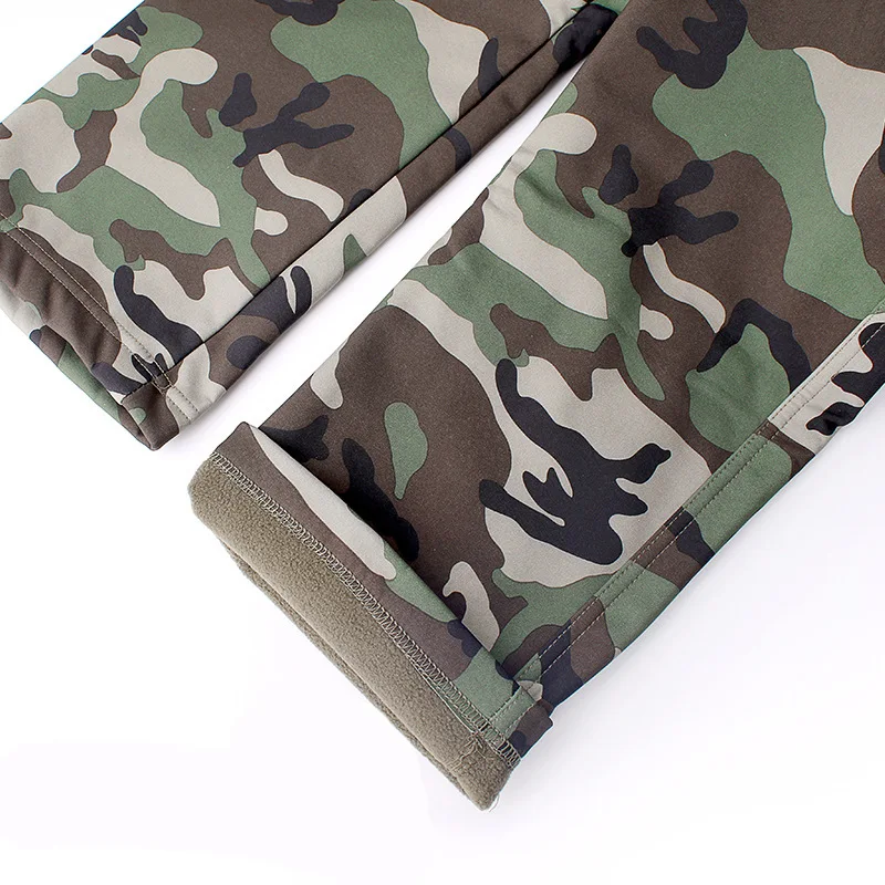 

New Hiking Tactical Pants Men Soft Shell Combat Military Cargo Pants Camouflage Waterproof Wearproof Trekking Climbing Trousers