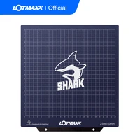 lotmaxx magnetic build plate for sc 10 shark 3d printer parts flexible hot bed print tape heatbed sticker sheet base 250mm250mm
