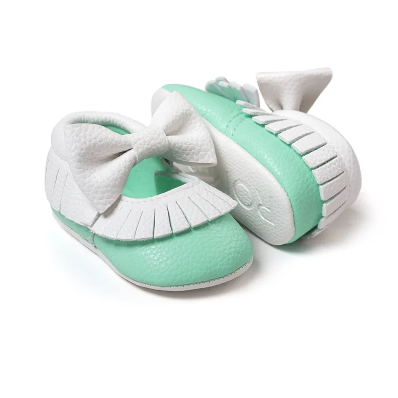 Обувь для маленьких девочек новорожденных Разноцветные Повседневные Мокасины