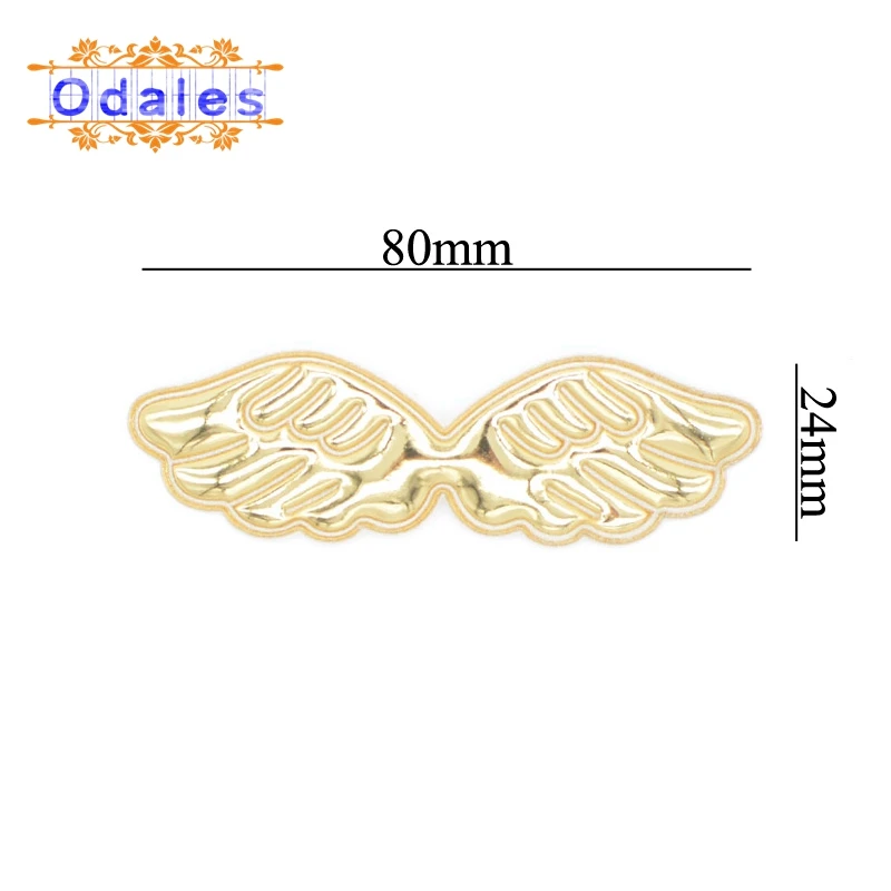 36 шт. смешанный Блестящий Форма Крыло ангела с аппликацией для детей &quotсделай