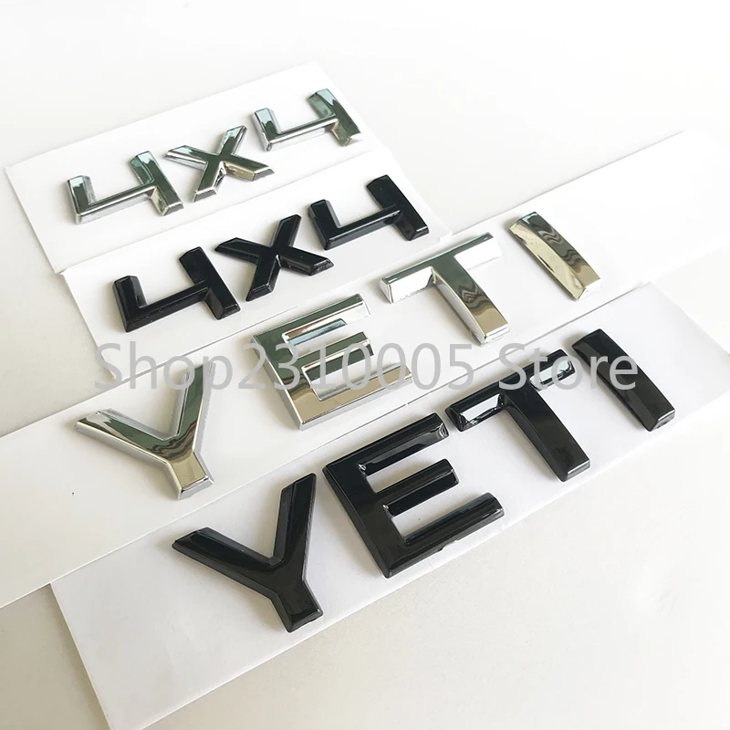 

Значок на багажник Skoda YETI 4x4 230 TSI, 80/90/100 мм