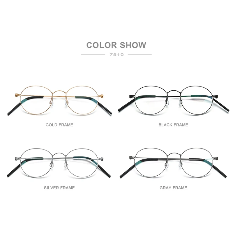 FONEX B Титан Близорукость Оптические оправы для очков Для мужчин с диоптриями в