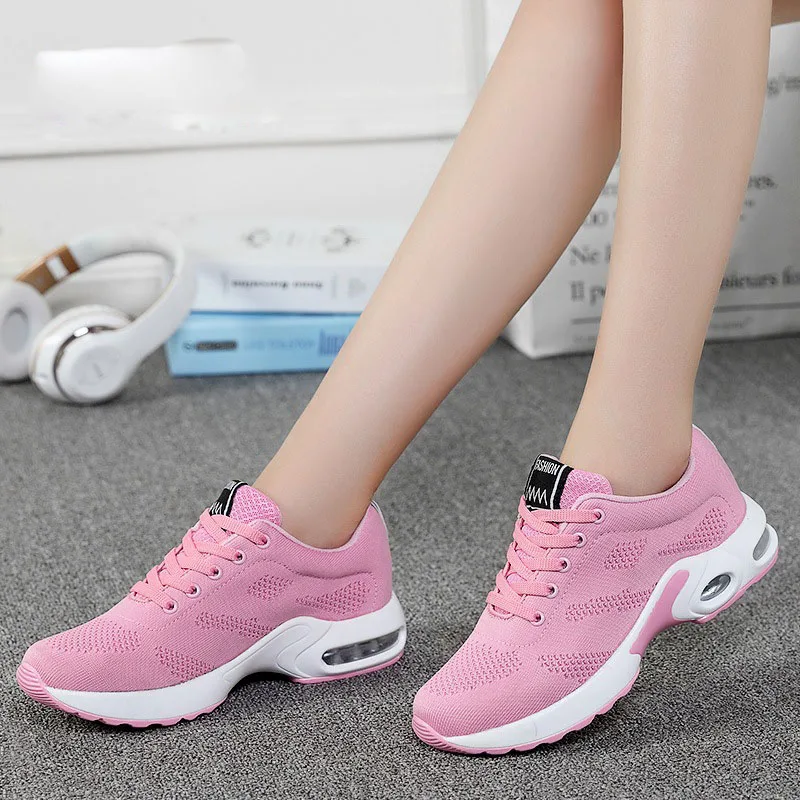 Женские танцевальные туфли для девушек и студентов кроссовки из мягкой сетчатой