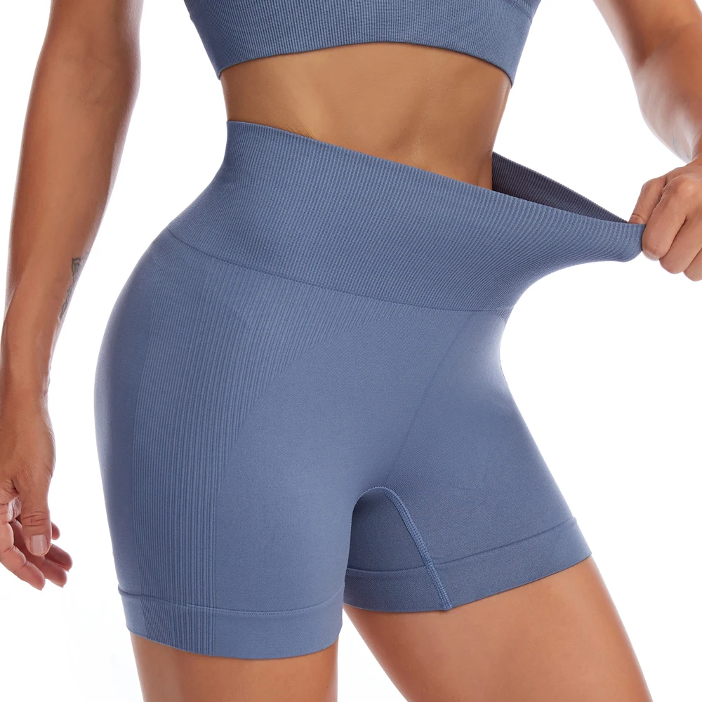 Шорты для йоги с высокой талией женская спортивная одежда леггинсы фитнеса