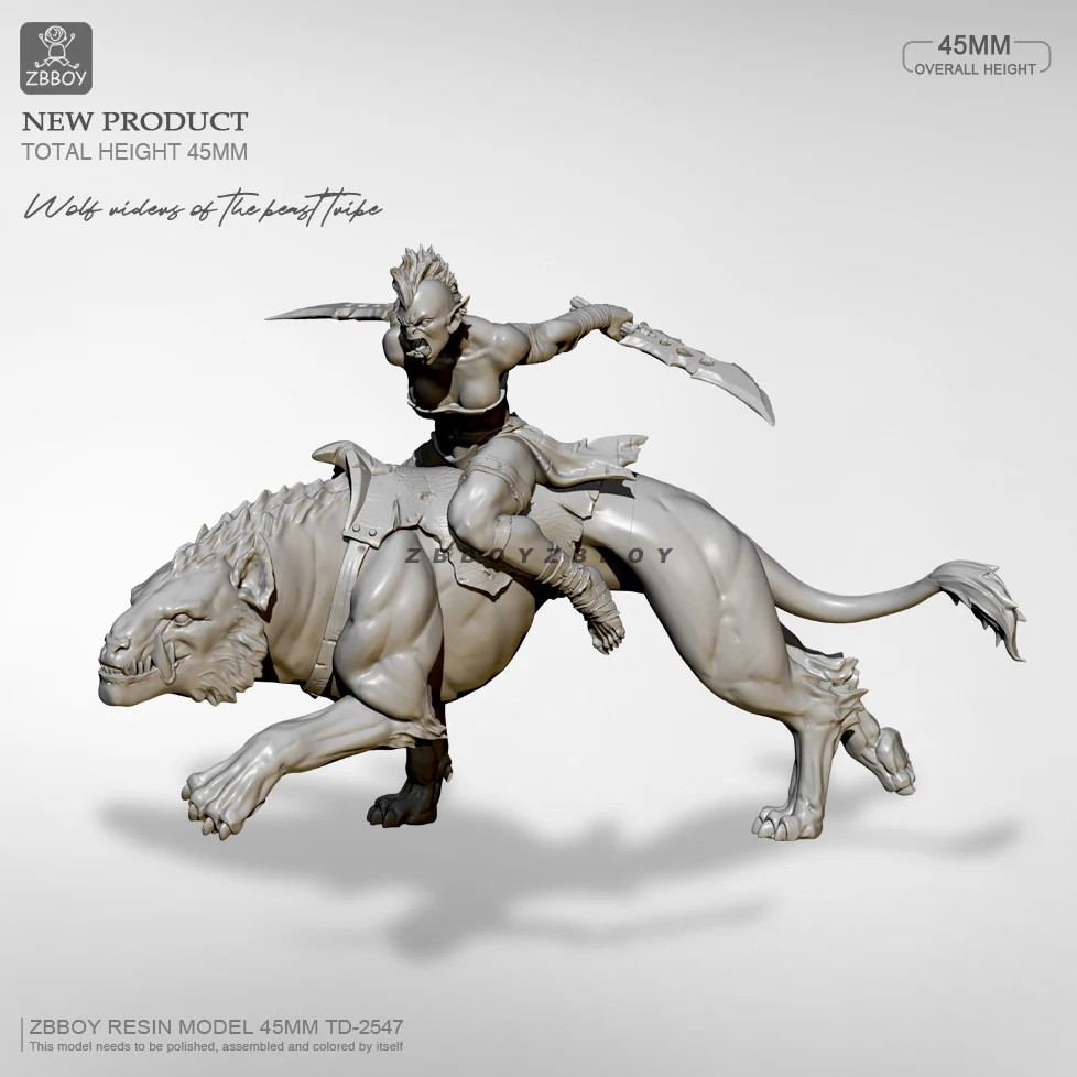 

45MM Resin model kits figure colorless and self-assembled TD-2550