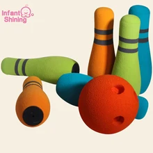 Infantshining Kids Bowling Sports Toys Indoor Parent-Child Interactive Games Boys Girls Outdoor Sports Game Gifts for Children