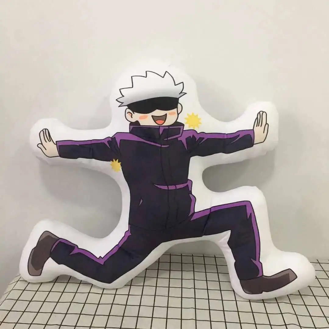 

Anime Jujutsu Kaisen Gojo Satoru Doll Pillows 45-70CM Plush Cosplay Costume Props Accessories Cartoon Bolster
