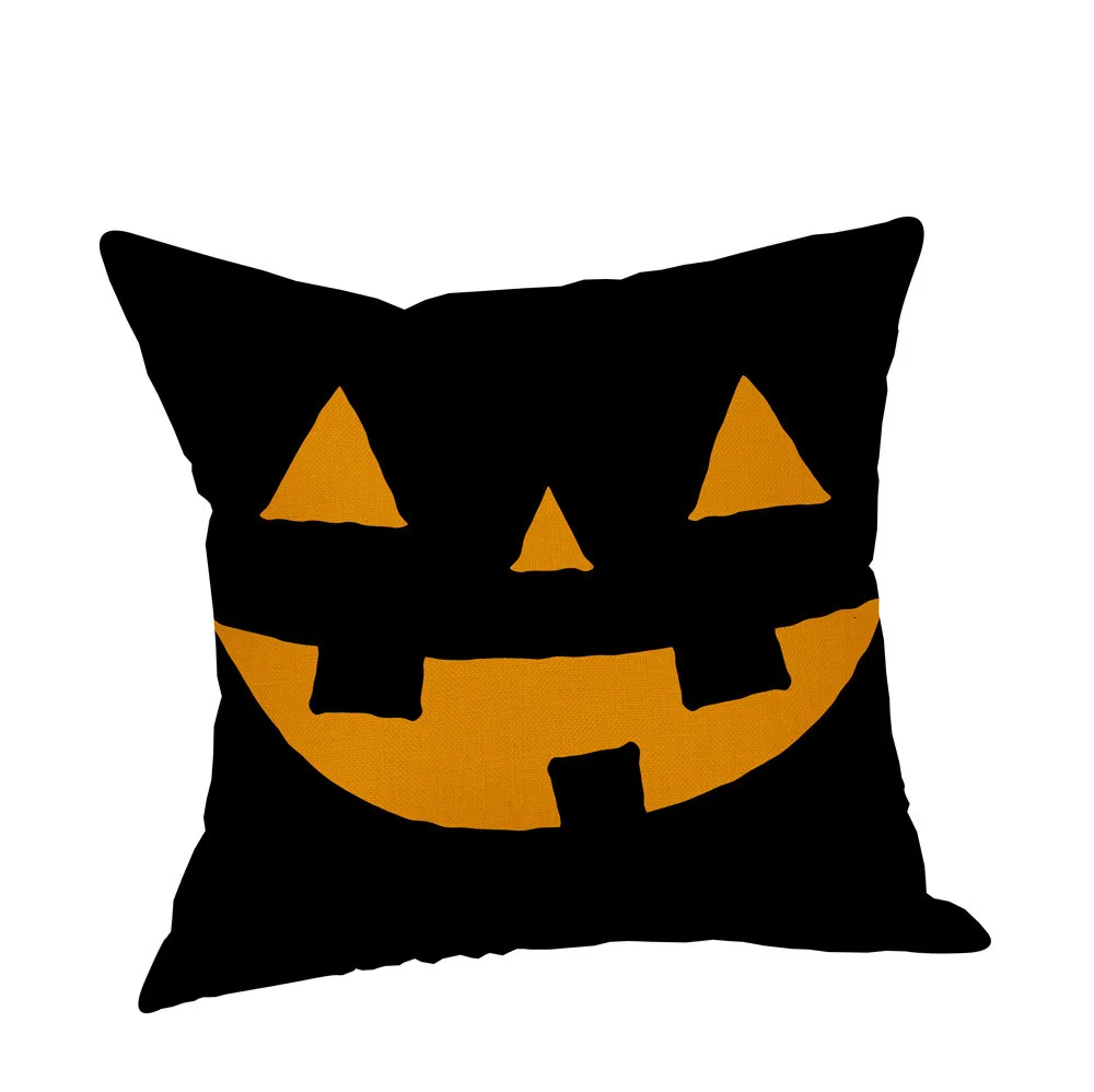 Трюк или лечения/тыквы с принтом и надписью &quotHappy Halloween&quot декоративная наволочка